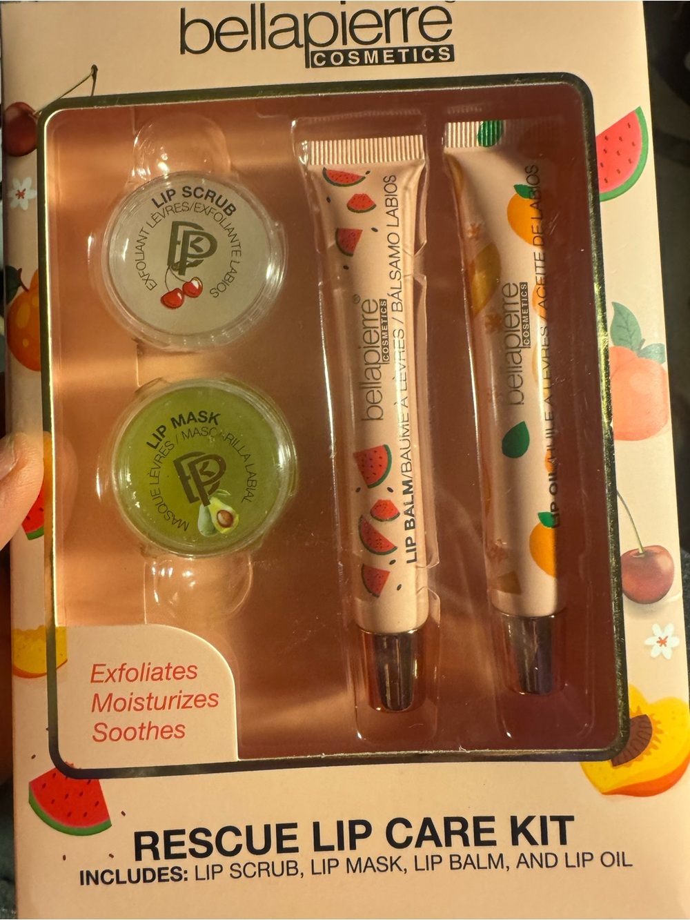 bellapierre Rescue Lip Care Kit — Peach & Watermelon